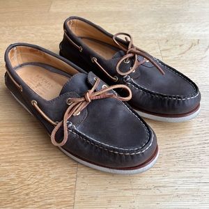 Men’s Sperry Gold Cup Authentic Original Boat Shoe Size 10 Brown EUC